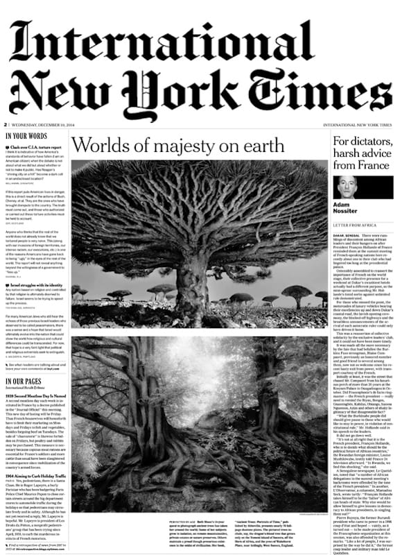 International New York Times | December 2014